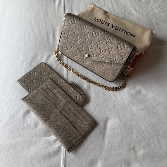 louis vuitton pochette felicie in color turtledove - Picture 2 of 2